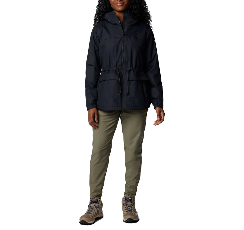 Columbia Women's Sweet Creek II Lined Rain Jacket Black