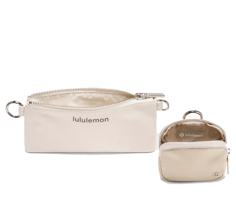 lululemon Unisex Dual-Pouch Sling Raw Linen/Bone