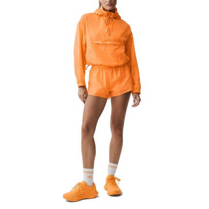 alo Women's 1/4 Zip Go Time Pullover Satsuma Breeze