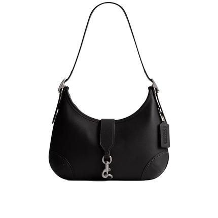 Coach Women's Hamptons Hobo Bag Silver/Black