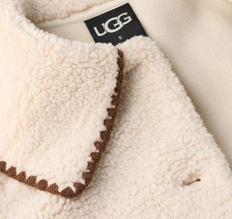 UGG Women's Nikia Collared Jacket Cream