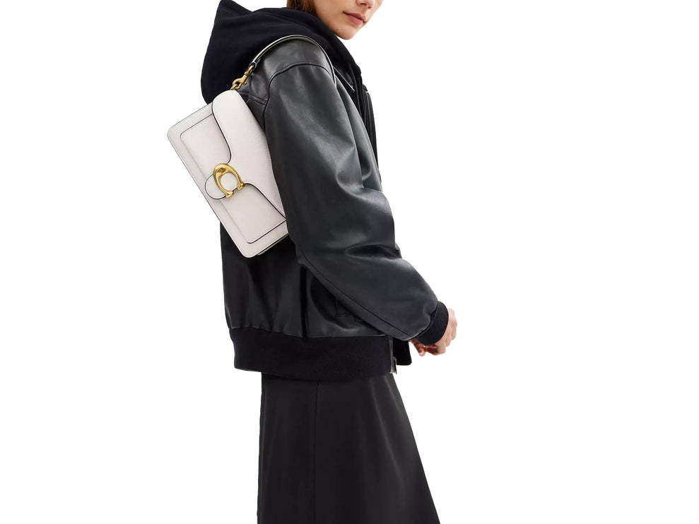 Coach Women's Tabby Shoulder Bag 26 Brass/Chalk