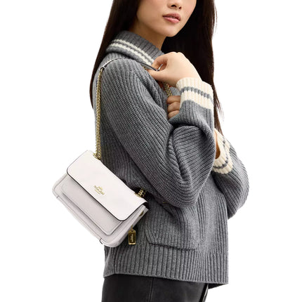 Coach Women's Elodie Crossbody Bag 18 Gold/Chalk
