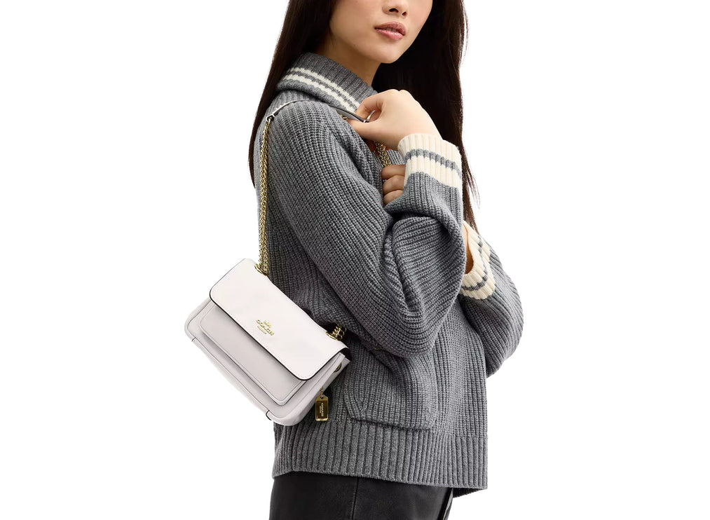 Coach Women's Elodie Crossbody Bag 18 Gold/Chalk