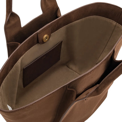 JW PEI Women's Cara Faux Suede Tote Bag - Mocha Brown