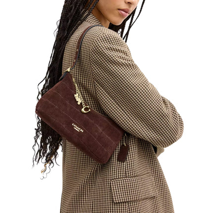 Coach Women's Emeilia Shoulder Bag Gold/Maple
