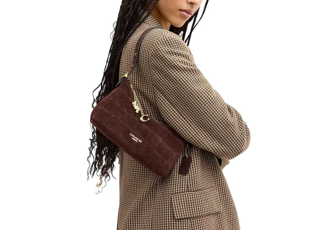 Coach Women's Emeilia Shoulder Bag Gold/Maple
