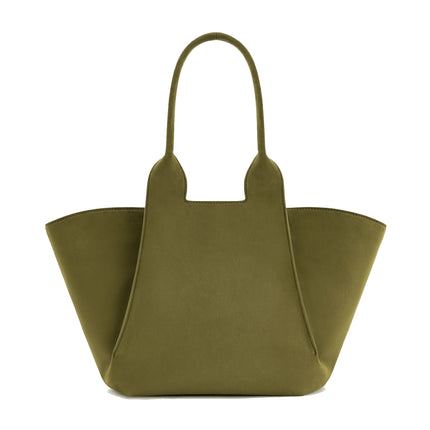 JW PEI Women's Cara Faux Suede Tote Bag - Dark Olive