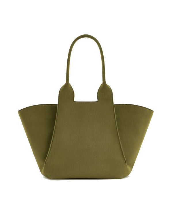 JW PEI Women's Cara Faux Suede Tote Bag - Dark Olive