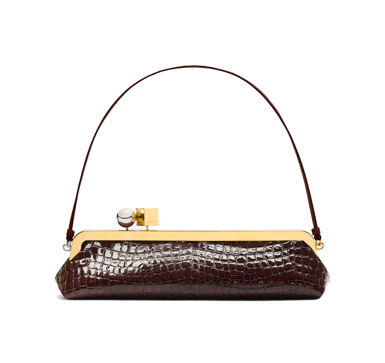 Jacquemus Women's The Salon Clutch Brown