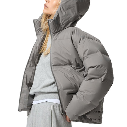 Uniqlo Women's Seamless Down Parka 06 Gray