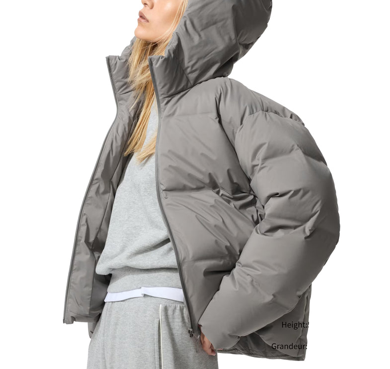 Uniqlo Women's Seamless Down Parka 06 Gray