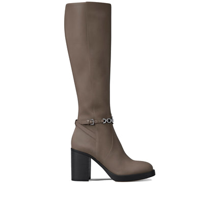Michael Kors Women's Kacey Polyester Microsuede Boot Mushroom