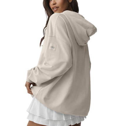 alo Women's Double Take Hoodie Bone