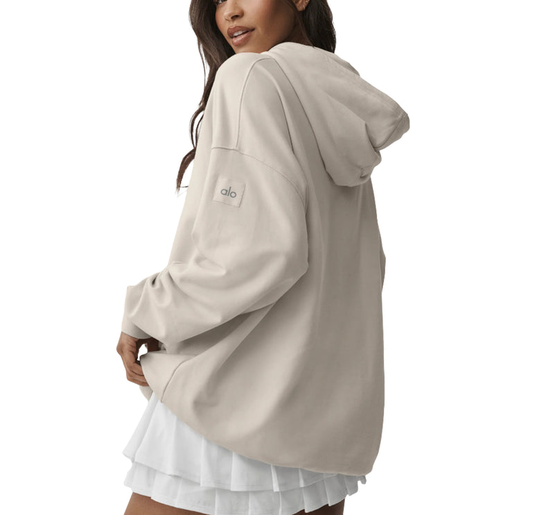 alo Women's Double Take Hoodie Bone