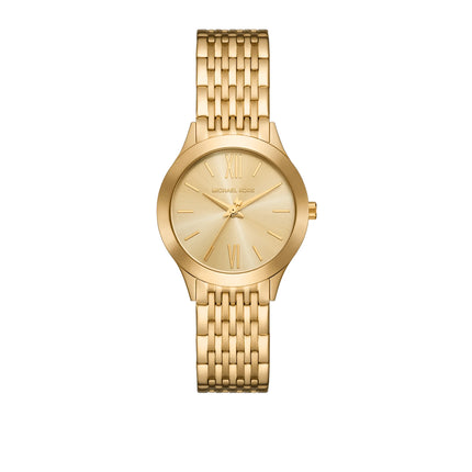 Michael Kors Women's Mini Aspyn Gold-Tone Watch Gold MKO1215