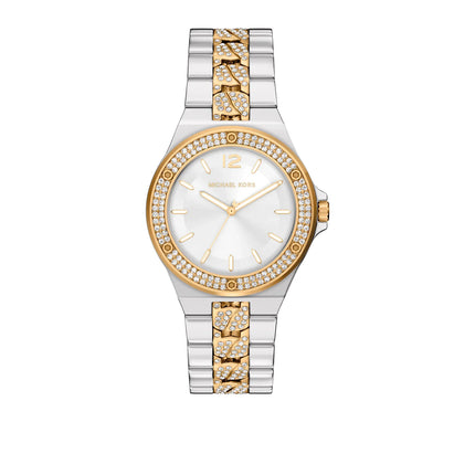 Michael Kors Women's Lennox Pavé Two-Tone Watch Two Tone MKO1248