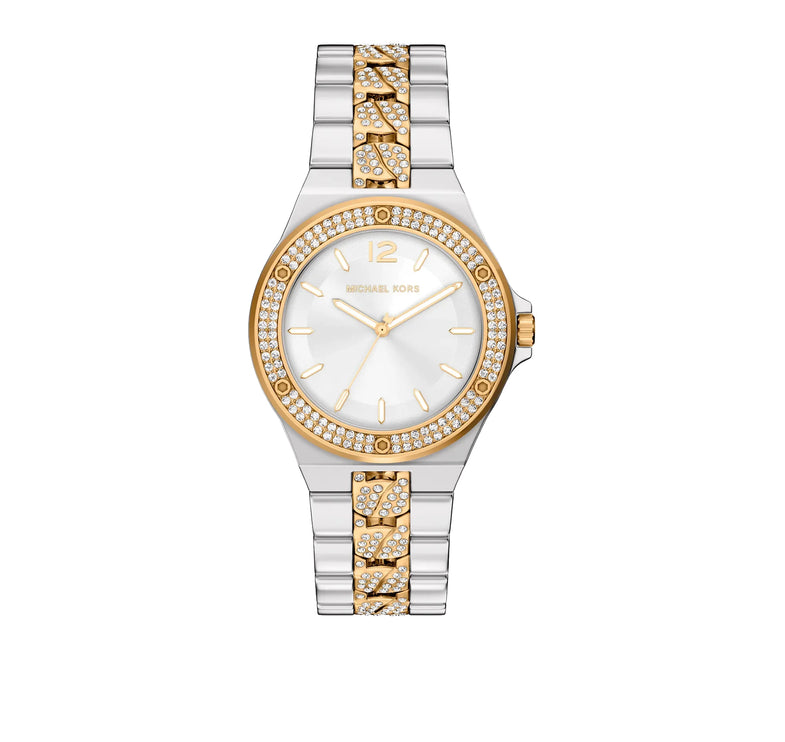 Michael Kors Women's Lennox Pavé Two-Tone Watch Two Tone MKO1248