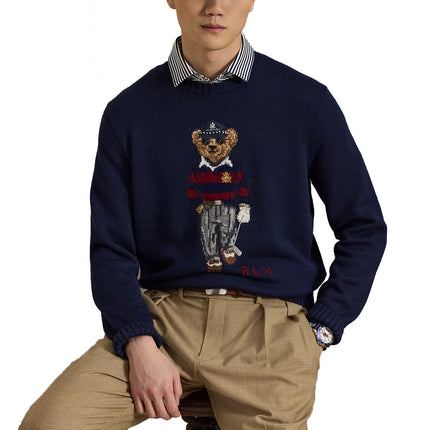 Polo Ralph Lauren Men's Polo Bear Performance Sweater Refined Navy