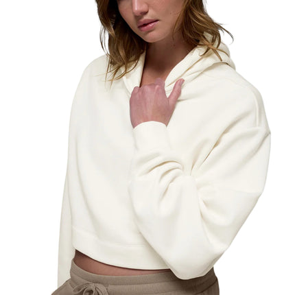alo Women's Bae Hoodie Ivory