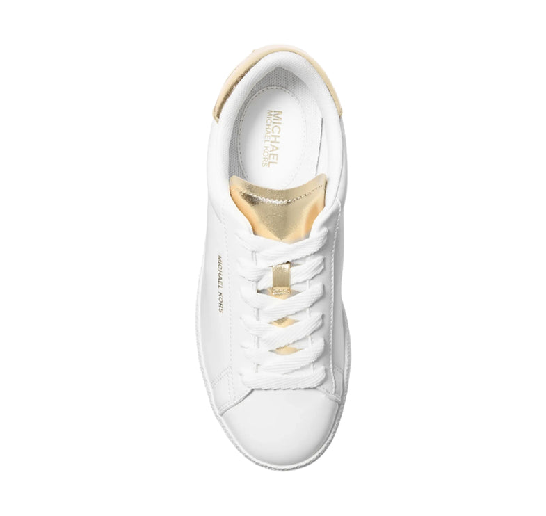 Michael Kors Women's Sammy Metallic Sneaker Pale Gold