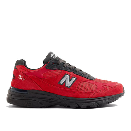 New Balance Made in USA 993 Team Red with True Red and Black Cement U9935CX