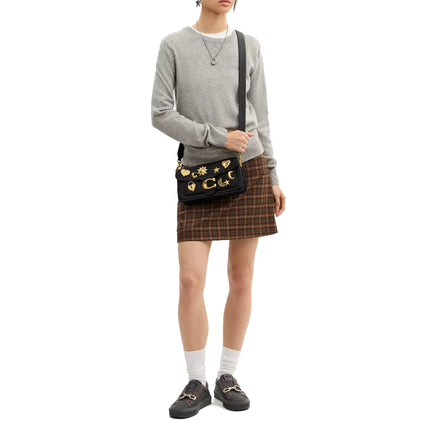 Coach Women's Tabby Shoulder Bag 26 Inspired by Shan Yichun Brass/Black