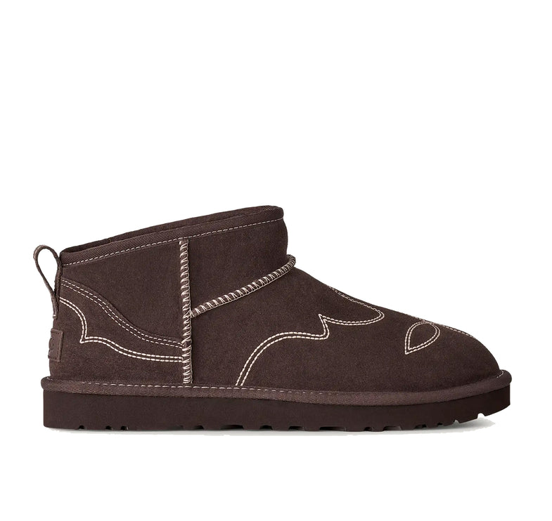 UGG Women's Classic Ultra Mini Western Burnt Cedar