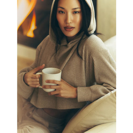 alo Women's Muse Hoodie Gravel Heather