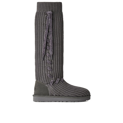 UGG Women's Classic Tall Whipstitch Knit Charcoal