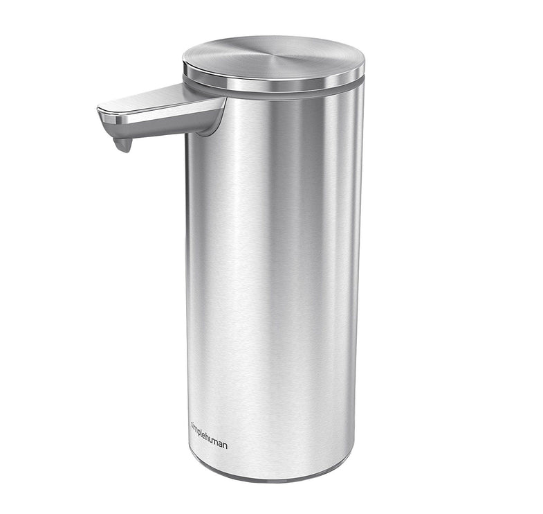 simplehuman Şarj Edilebilir Sensörlü Paslanmaz Çelik Sıvı Sabunluk 266 ml