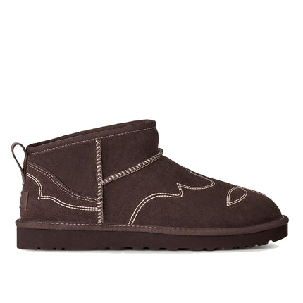 UGG Men's Classic Ultra Mini Western Burnt Cedar