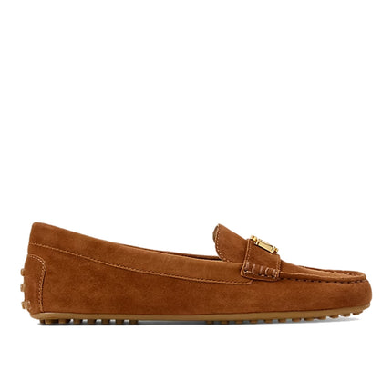Polo Ralph Lauren Women's Barnsbury Suede Loafer Lauren Tan