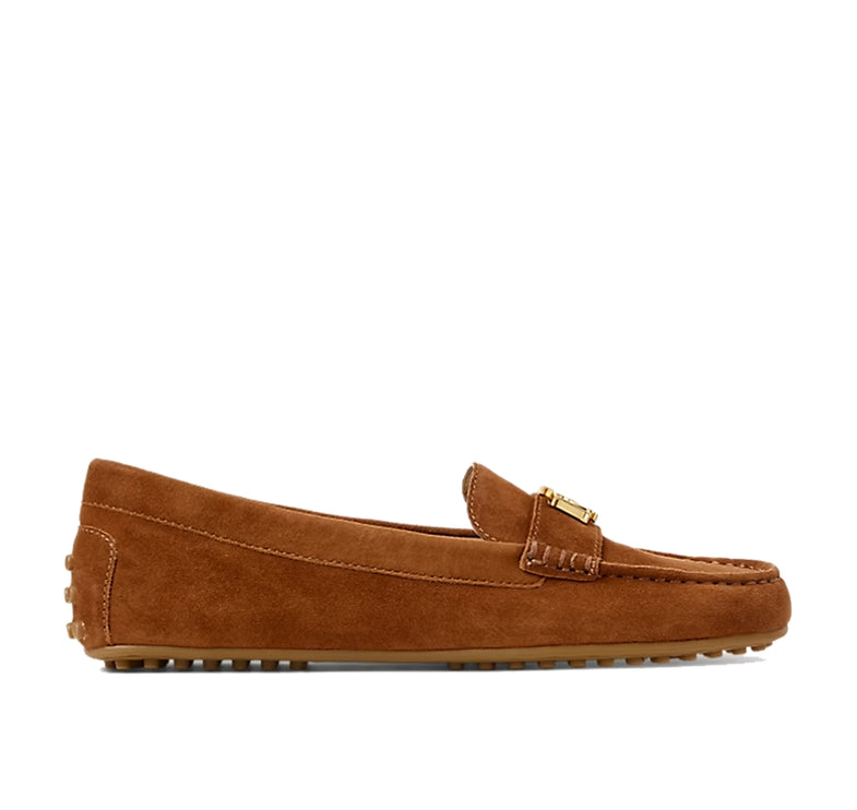 Polo Ralph Lauren Women's Barnsbury Suede Loafer Lauren Tan