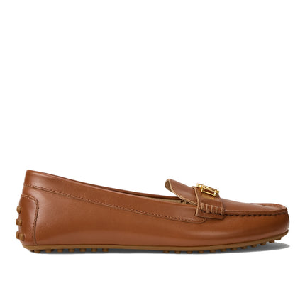 Polo Ralph Lauren Women's Barnsbury Leather Driver Lauren Tan
