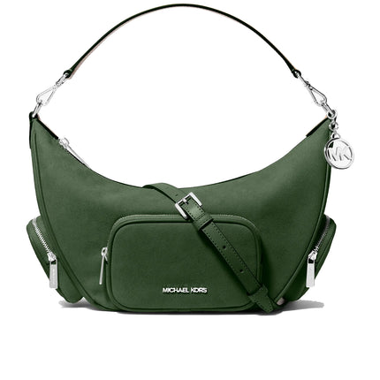 Michael Kors Women's Merritt Medium Convertible Shoulder Bag Amazon Green