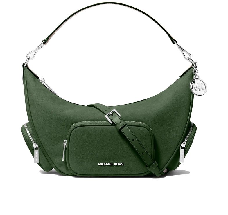 Michael Kors Women's Merritt Medium Convertible Shoulder Bag Amazon Green
