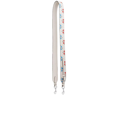 Coach Women's Strap With Floral Print Silver/Chalk Multi