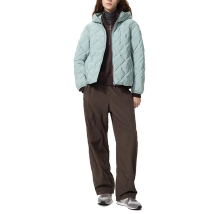 Uniqlo Women's PUFFTECH Parka 60 Light Blue