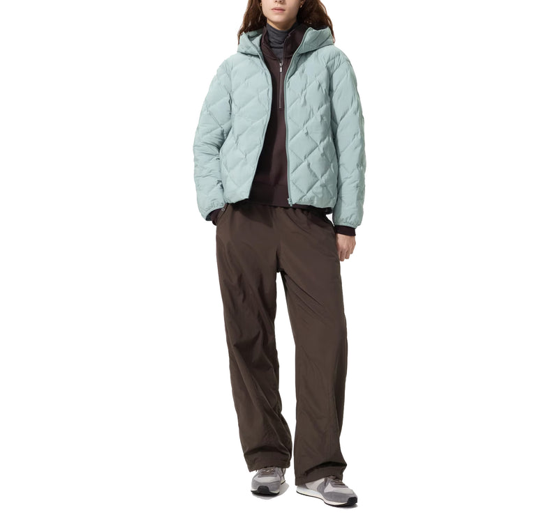 Uniqlo Women's PUFFTECH Parka 60 Light Blue