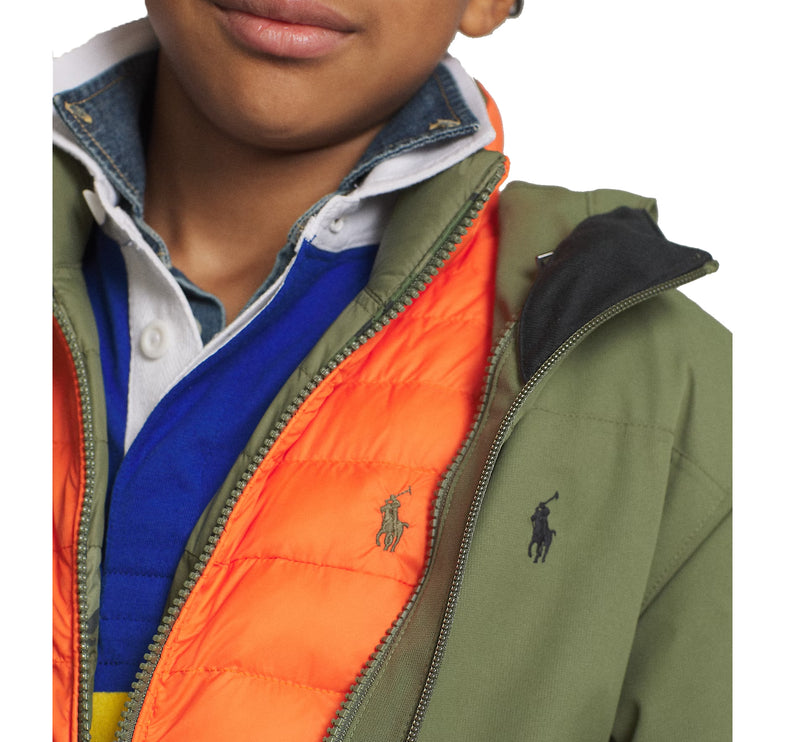 Polo Ralph Lauren Unisex Kid's P-Layer 1 Hooded Jacket Garden Trail