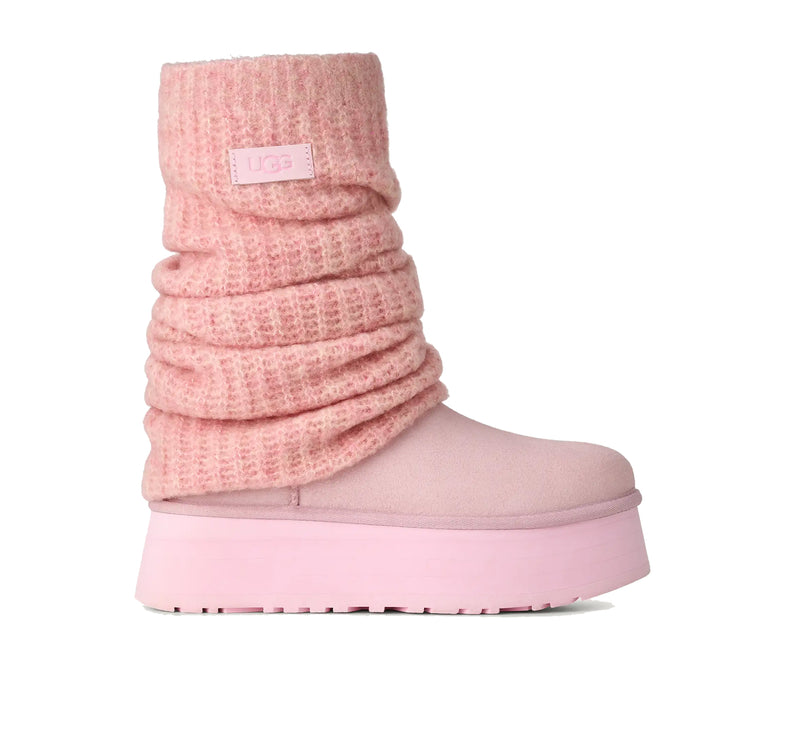 UGG Women's Classic Mini Dipper Legwarmer Ribbon Candy