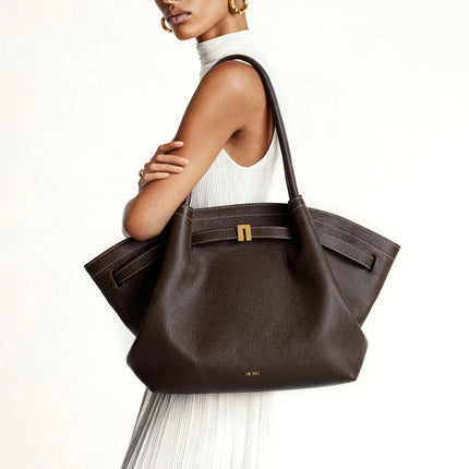 JW PEI Women's Hana Large Tote Bag - Dark Brown