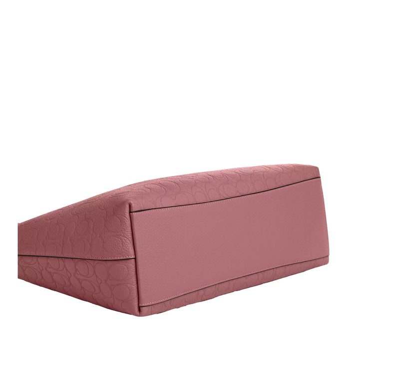 Coach Women's Station Tote Bag In Signature Leather Gold/Pink