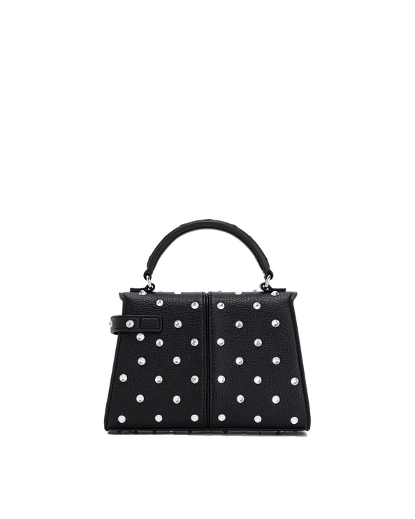 JW PEI Women's Elise Artificial Crystal Top Handle Bag Black/Silver