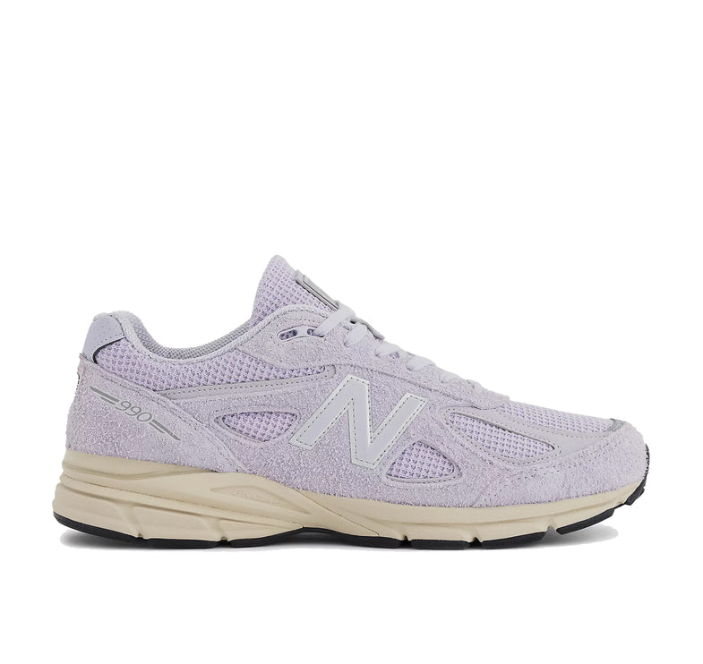 New Balance Made in USA 990v4 Grey Violet with Timberwolf and Black U990LV4
