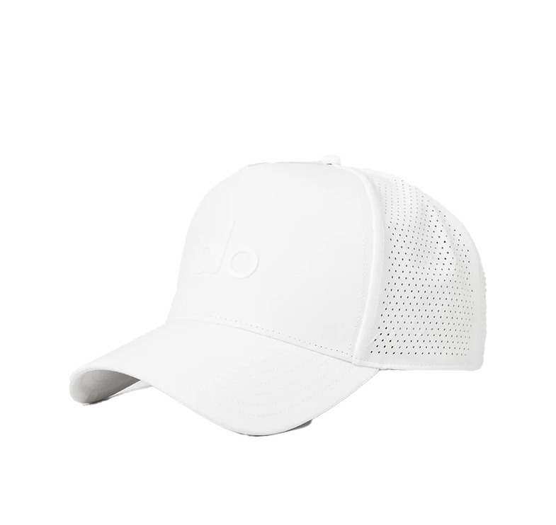 alo Unisex Performance District Trucker Hat - White