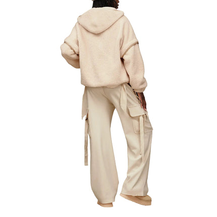UGG Women's Mariella UGGfluff Zip Hoodie Cream