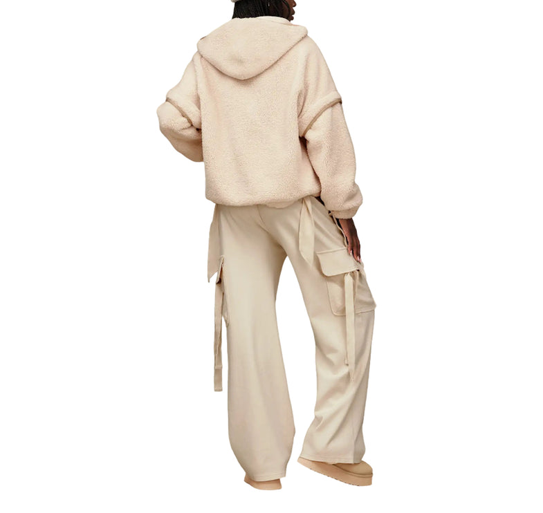 UGG Women's Mariella UGGfluff Zip Hoodie Cream