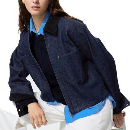 Uniqlo Unisex Zip-Up Short Jacket 69 Navy